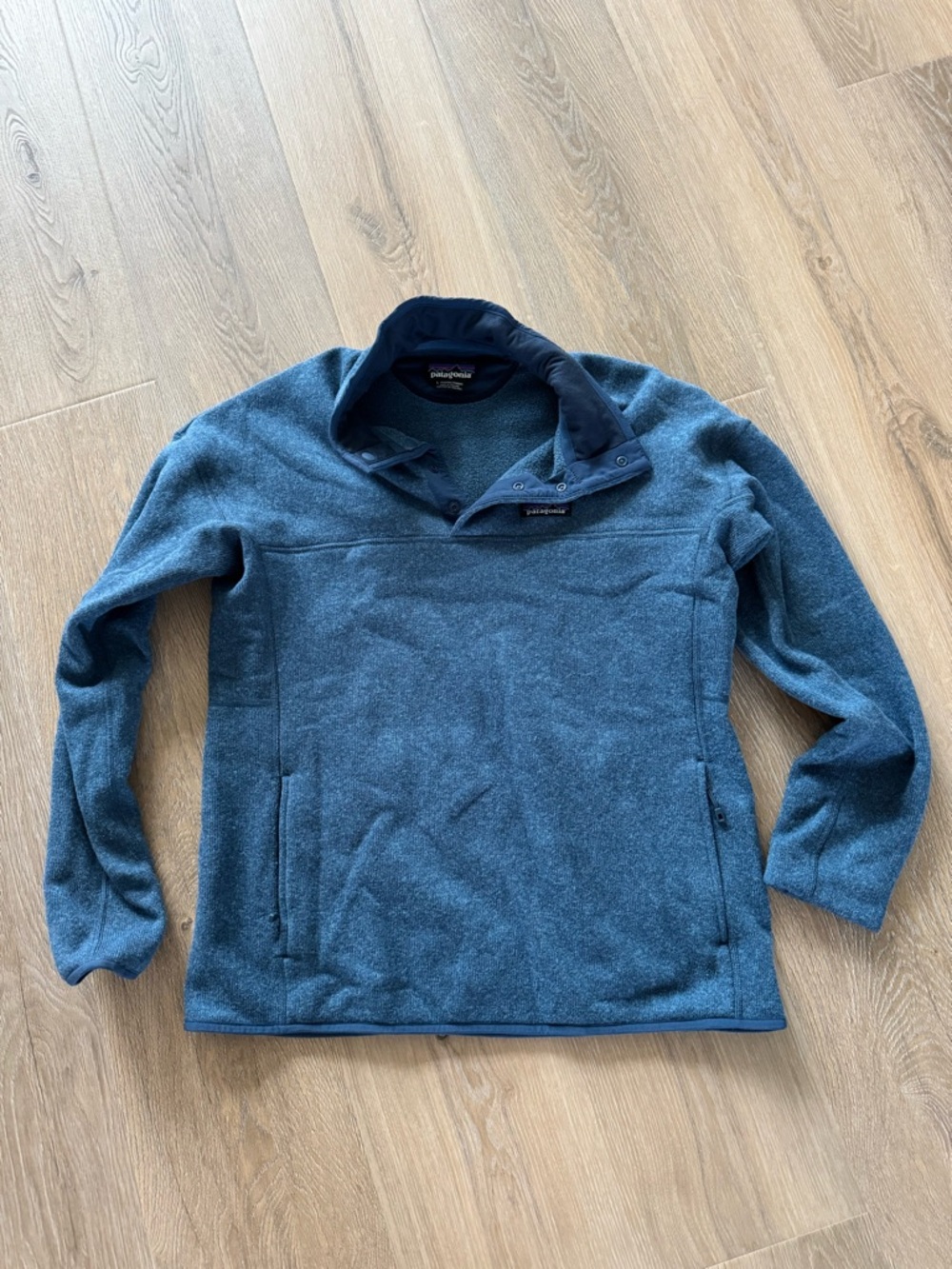 Patagonia Teal Blue Snap-T Fleece Pullover